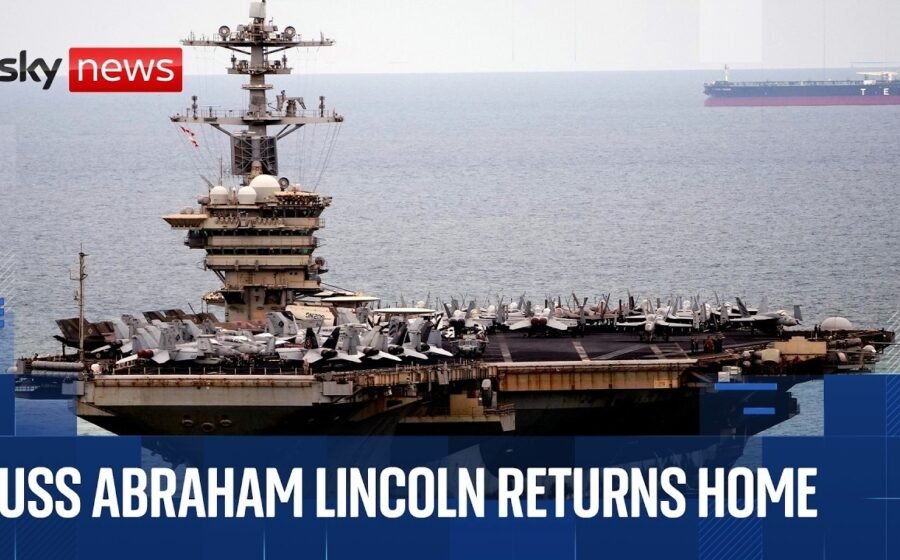 USS Abraham Lincoln returns to America