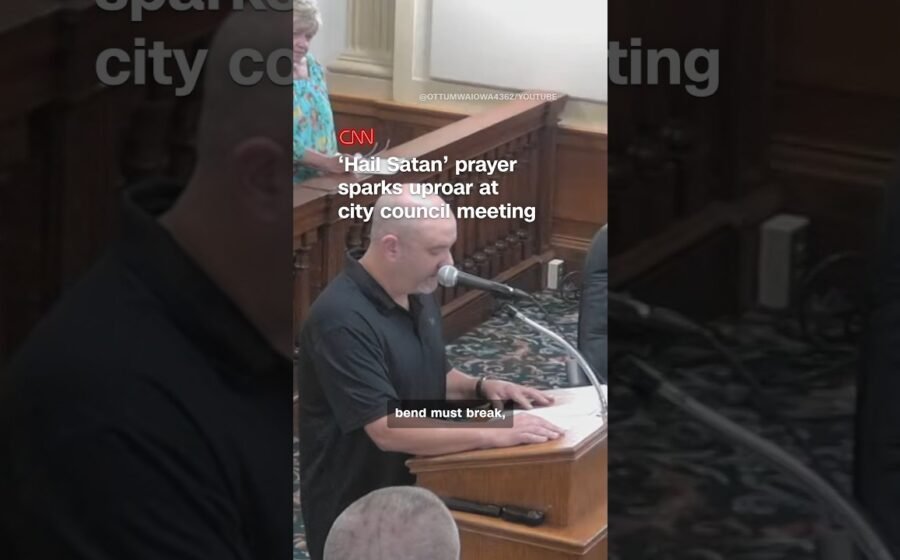 ‘Hail Satan’ prayer sparks uproar at city council meeting