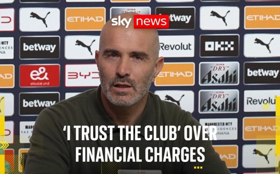 Man City manager’s first news conference since Premier League guilty verdicts