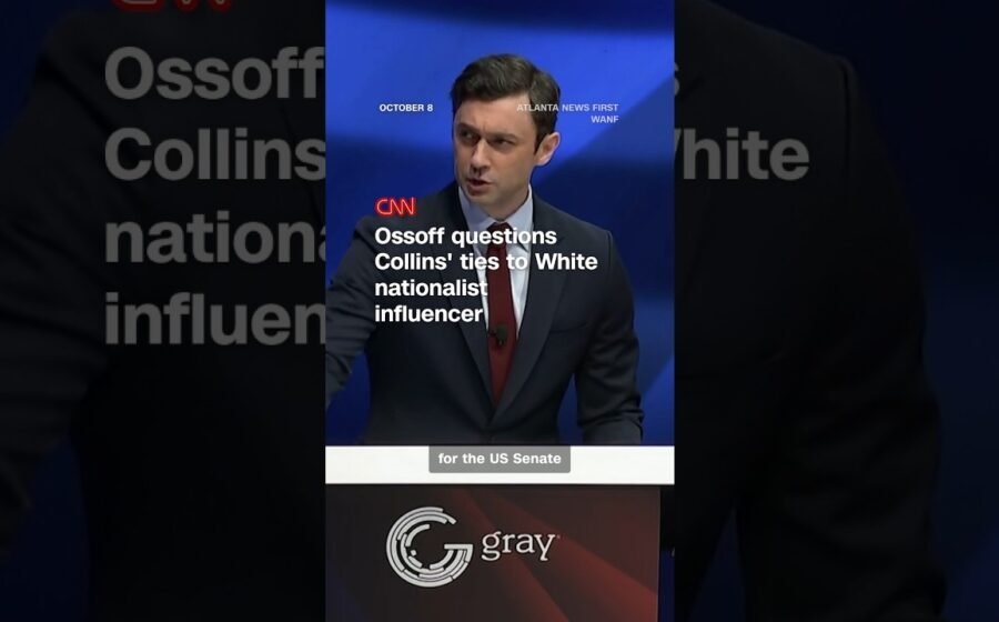 Ossoff questions Collins’ ties to White nationalism