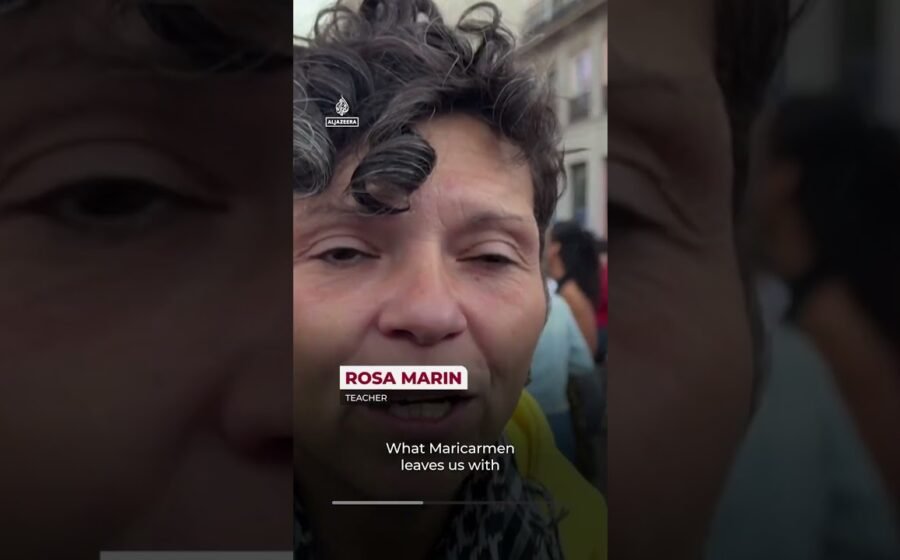 Graffiti artist honours Spain’s housing rights figure ‘Maricarmen’