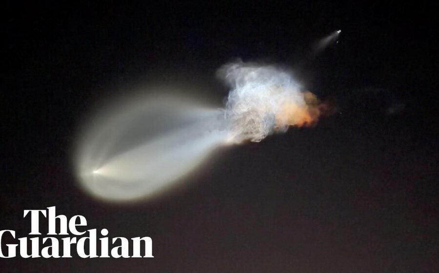 SpaceX rocket launch creates glowing ‘space jellyfish’ cloud