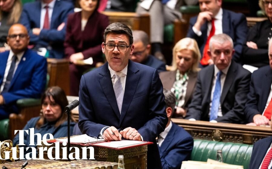 Andy Burnham takes questions in parliament – watch live