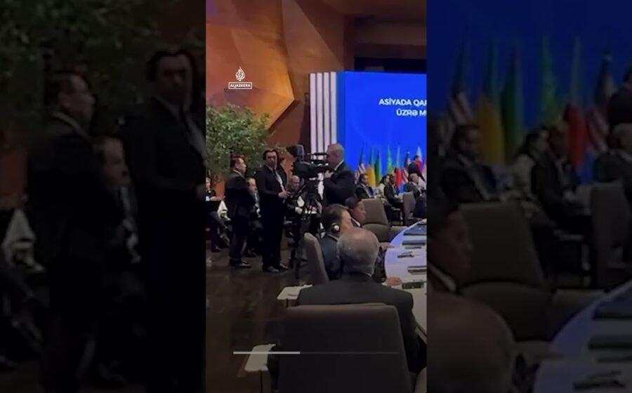 Delegates walk out as Israeli president addresses summit