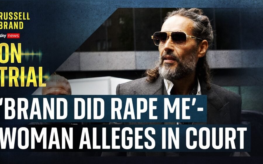‘Russell Brand did rape me’ – his first accuser gives evidence