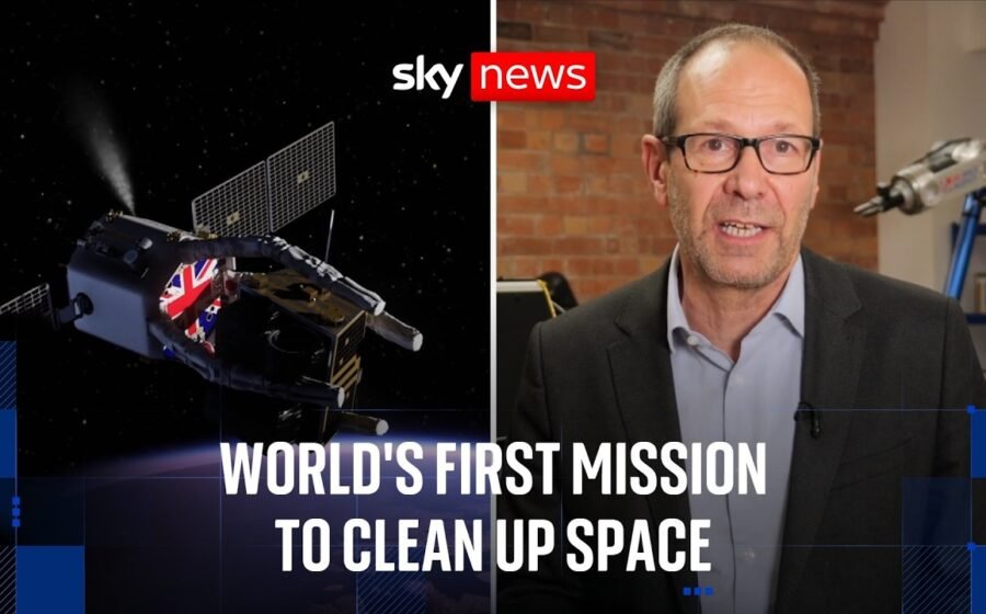 UK takes on world-first mission to clear up space rubbish