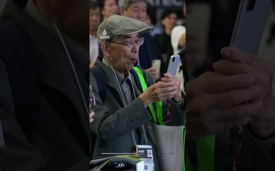 Robots dance the ‘Macarena’ at Japan tech expo | AJ #shorts