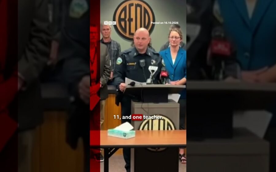 Three children and teacher killed in US primary school shooting. #Bend #Oregon #US #News #BBCNews
