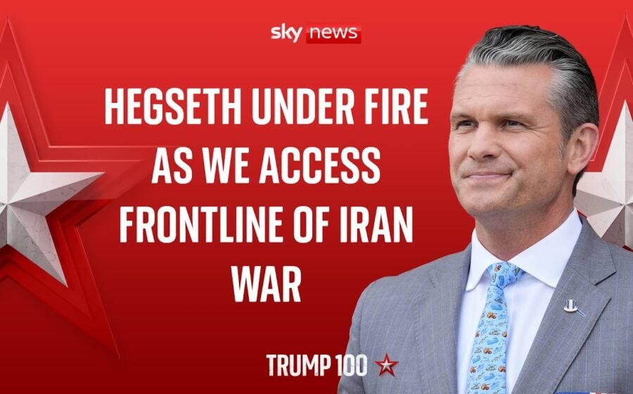 EXCLUSIVE ACCESS to the frontline of America’s war with Iran