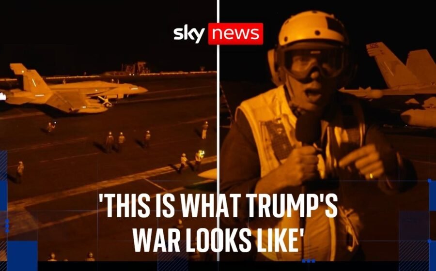‘This is what Trump’s war looks like close up’ – onboard the USS George Washington