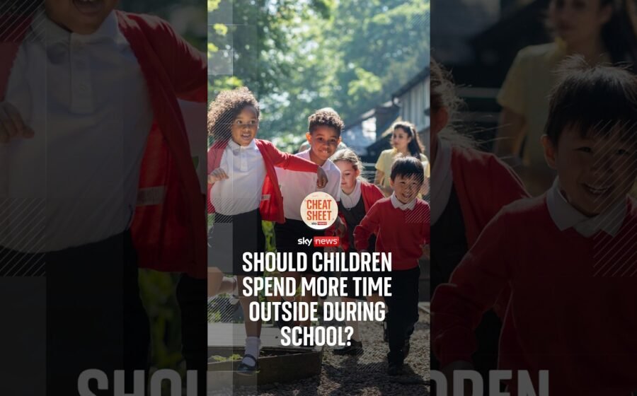 Should children spend more time outside during school?