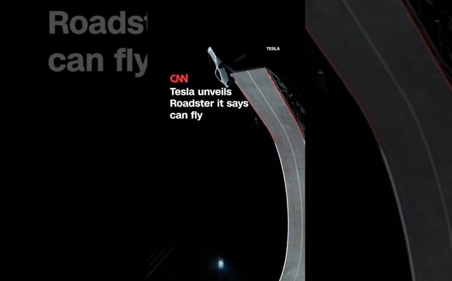 Tesla unveils Roadster it says can fly