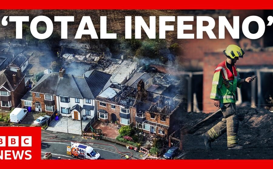 How the Midlands wildfires became a wake-up call for the UK | BBC News