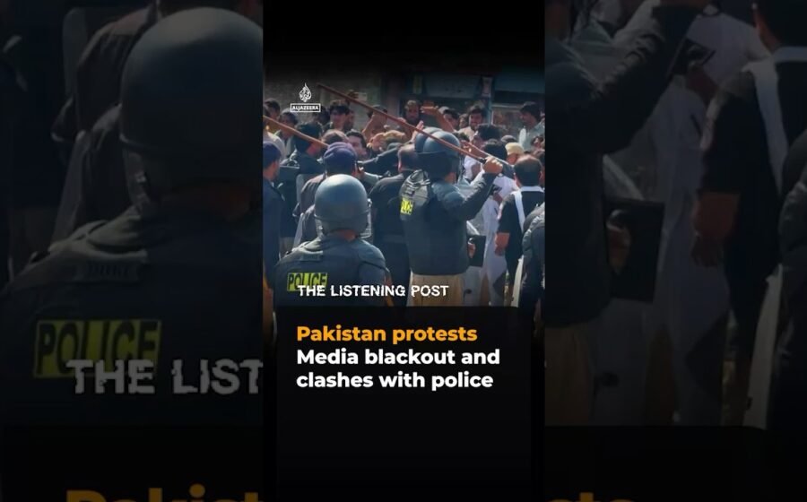 Pakistan protests: Media blackout and clashes with police | The Listening Post #shorts