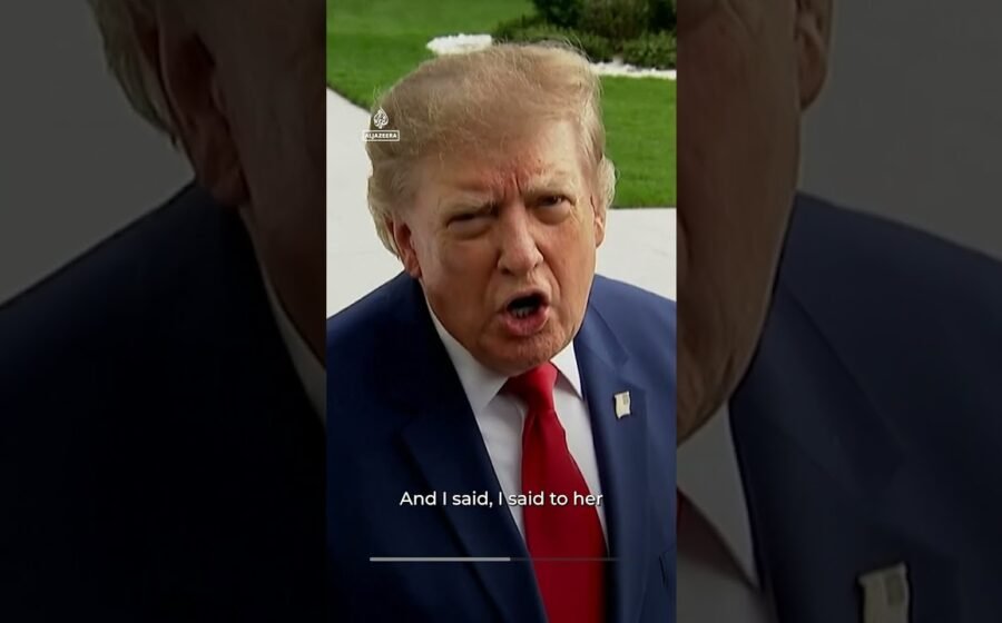 Trump told new press secretary to ‘reconsider’ role | AJ #shorts