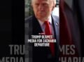 Trump blames media for Zacharia departure