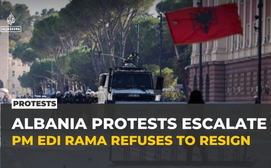 Albania's PM refuses to resign as violent protests enter sixth day in Tirana