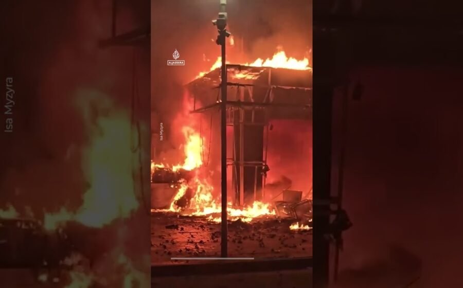 Fire engulfs Albania’s Supreme Court as protests enter fifth day | #AJ shorts