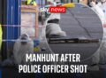 Manhunt underway after police officer shot with sawn-off shotgun in Nottingham