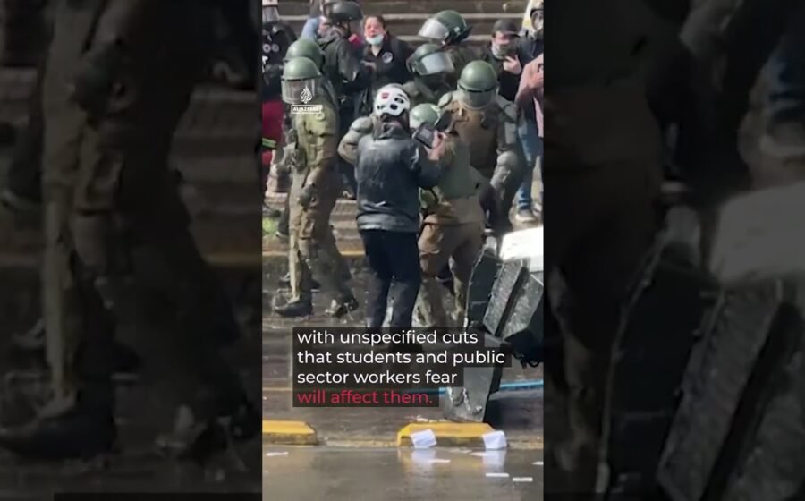 Student protests in Chile turn to violent clashes with police