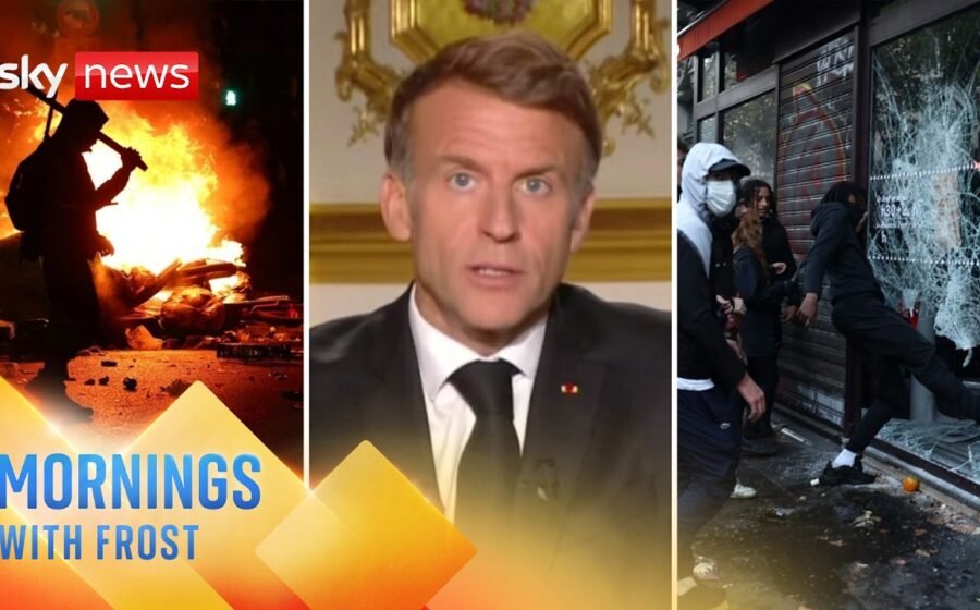 Macron says country feels 'anger and shame' as he calls for unity after worst riots in years