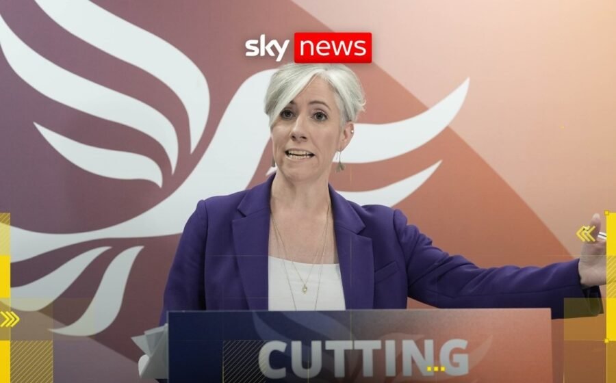 Lib Dems deputy leader Daisy Cooper makes pre-budget announcement