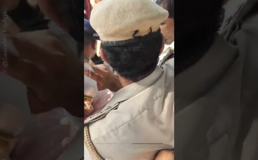 Indian police detain politicians at protests over election chief | #AJ shorts