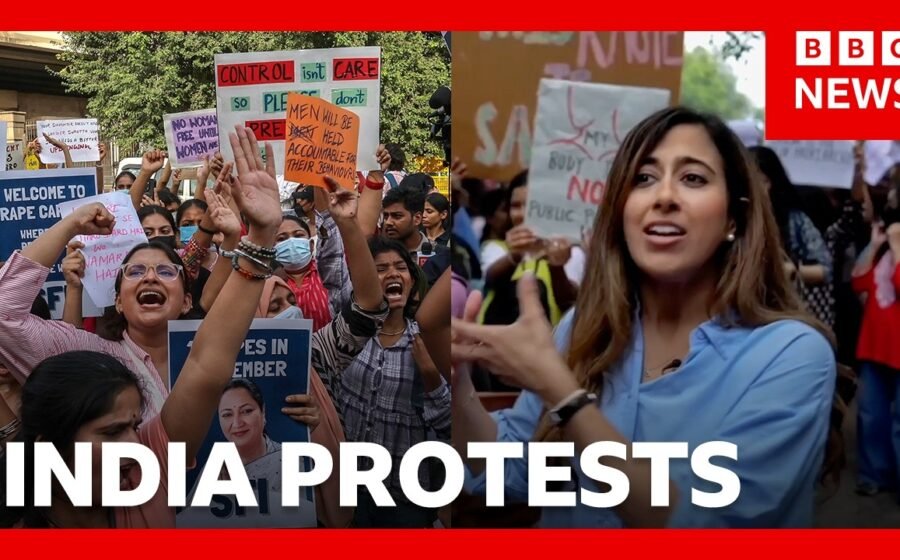 Why are women protesting in the streets of Delhi? | BBC News