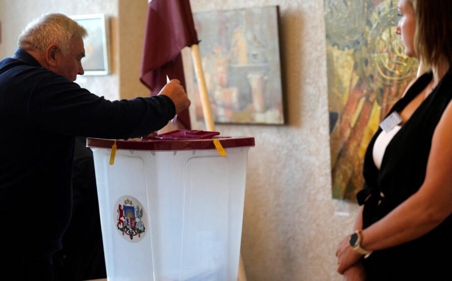 Polls open in Latvia against backdrop of perceived Russia threat