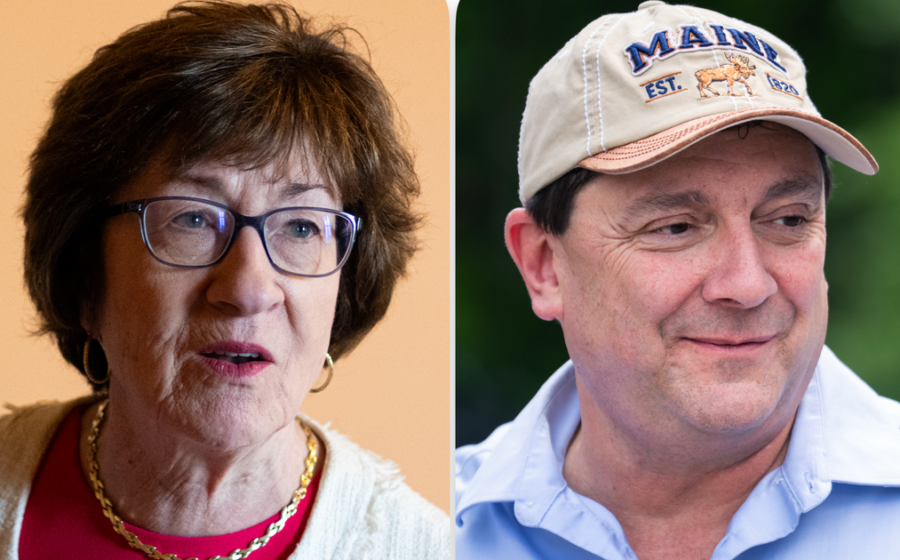 CBS News poll finds voters split on state v. national focus in Maine Senate race