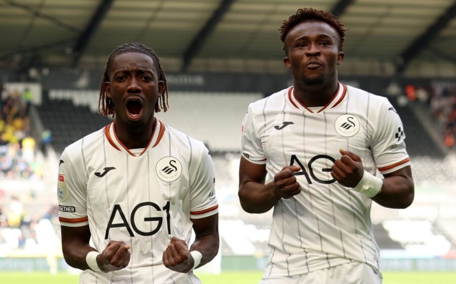 Swansea fight back to beat Norwich and extend Championship lead