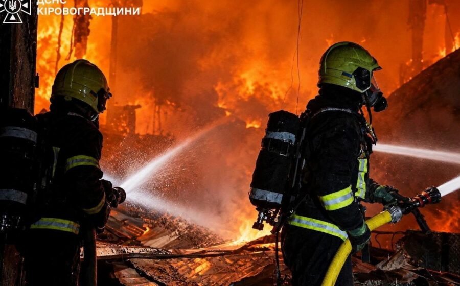 Russia targets Ukraine with 'massive' attack, including hundreds of drones