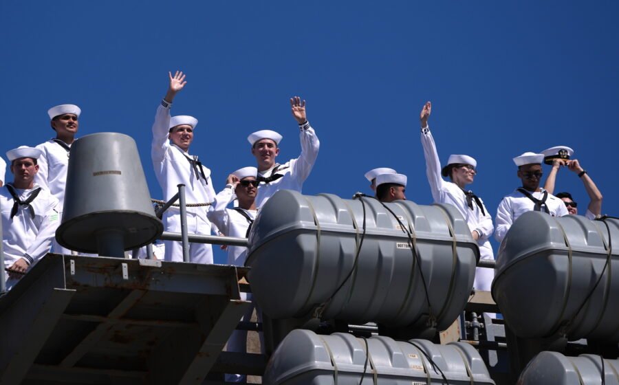 The long-deployed USS Lincoln returns home to San Diego Bay