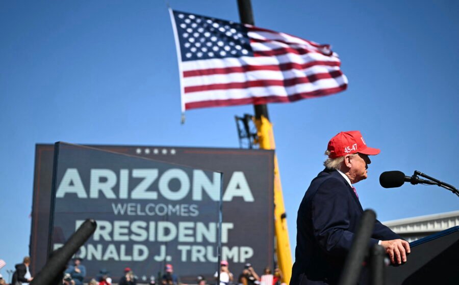 Trump promised a swing district blitz. He's going to a lot of very red states